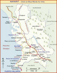 Nayarit Map